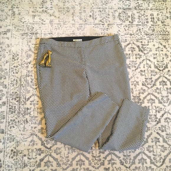 Dalia black and white checked vintage pants - Picture 1 of 6